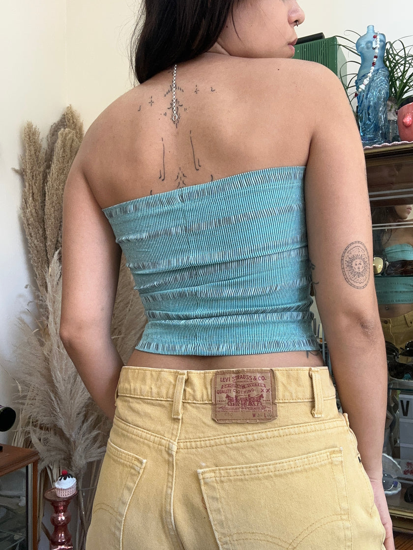 Deadstock strapless top