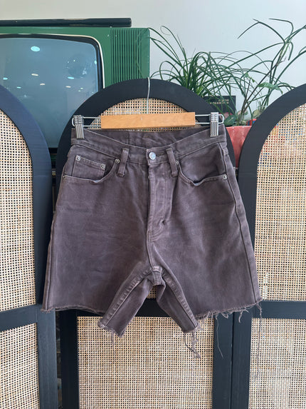 Vintage high waisted brown shorts