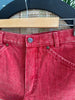 Super hot red denim shorts