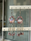 Deadstock beaded boho earrings