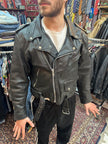 Vintage perfecto leather jacket (L)