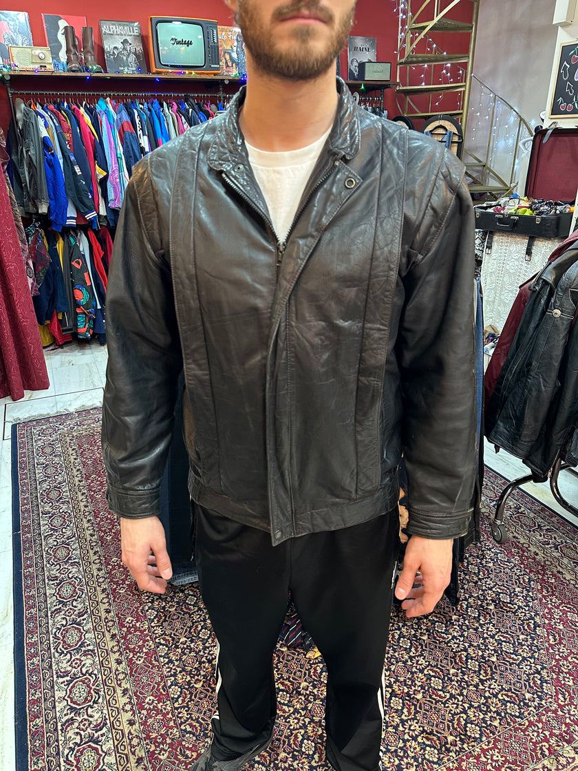 Vintage Men’s leather bomber jacket (L)