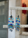 Deadstock beaded boho earrings
