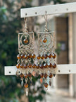 Deadstock beaded boho earrings