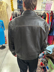 Vintage leather motorcycle jacket (XL)
