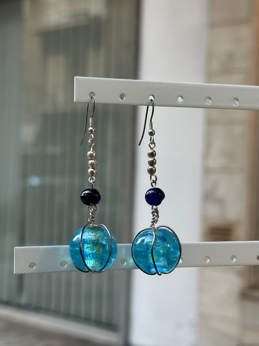 Deadstock beaded Y2K earrings