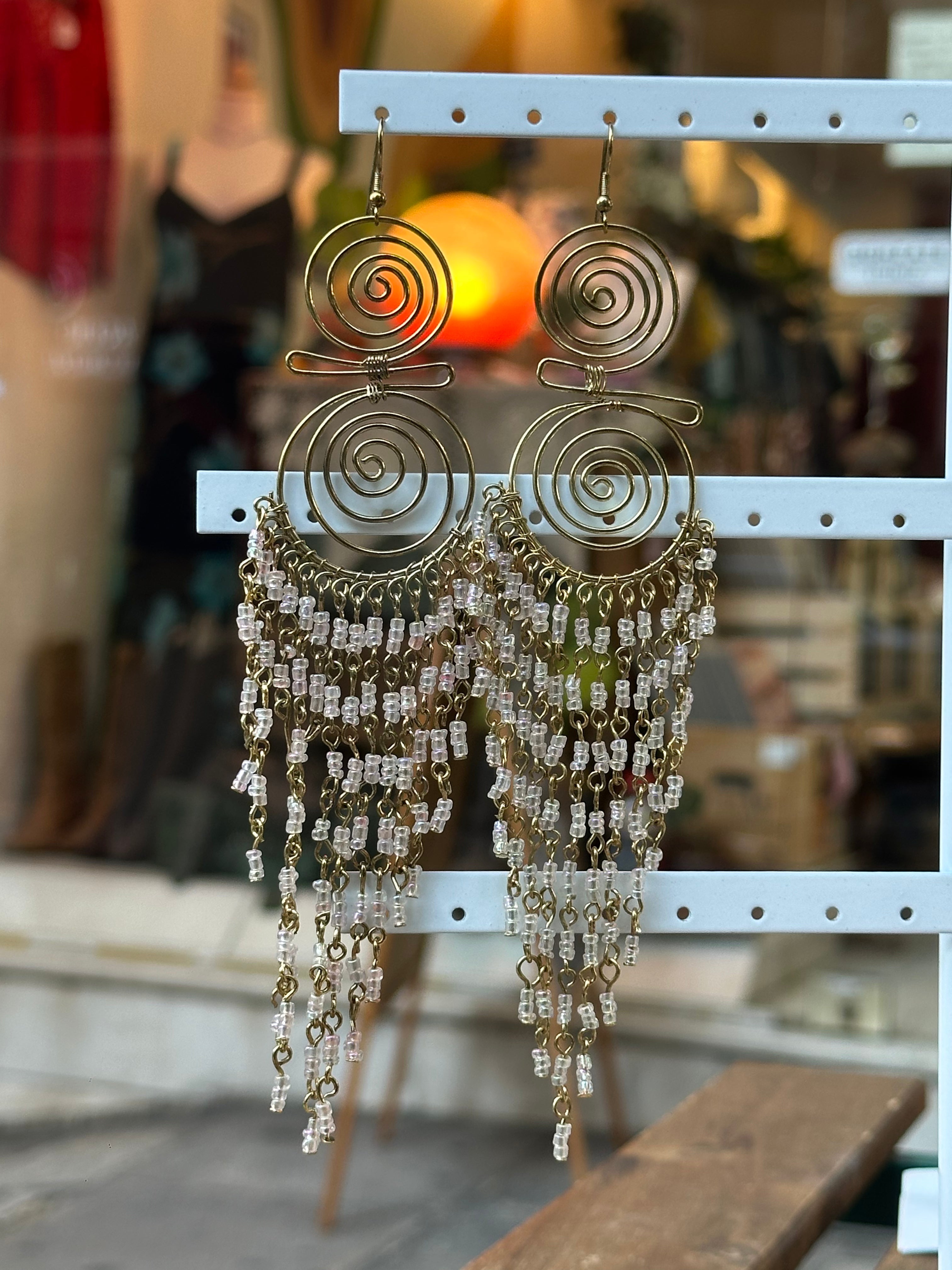 Deadstock big boho earrings