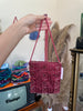 Vintage beaded cross body mini bag