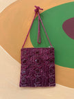 Vintage beaded cross body mini bag