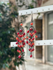 Deadstock boho beaded earrings