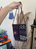 Stunning deadstock beaded cross body mini bag (purple)