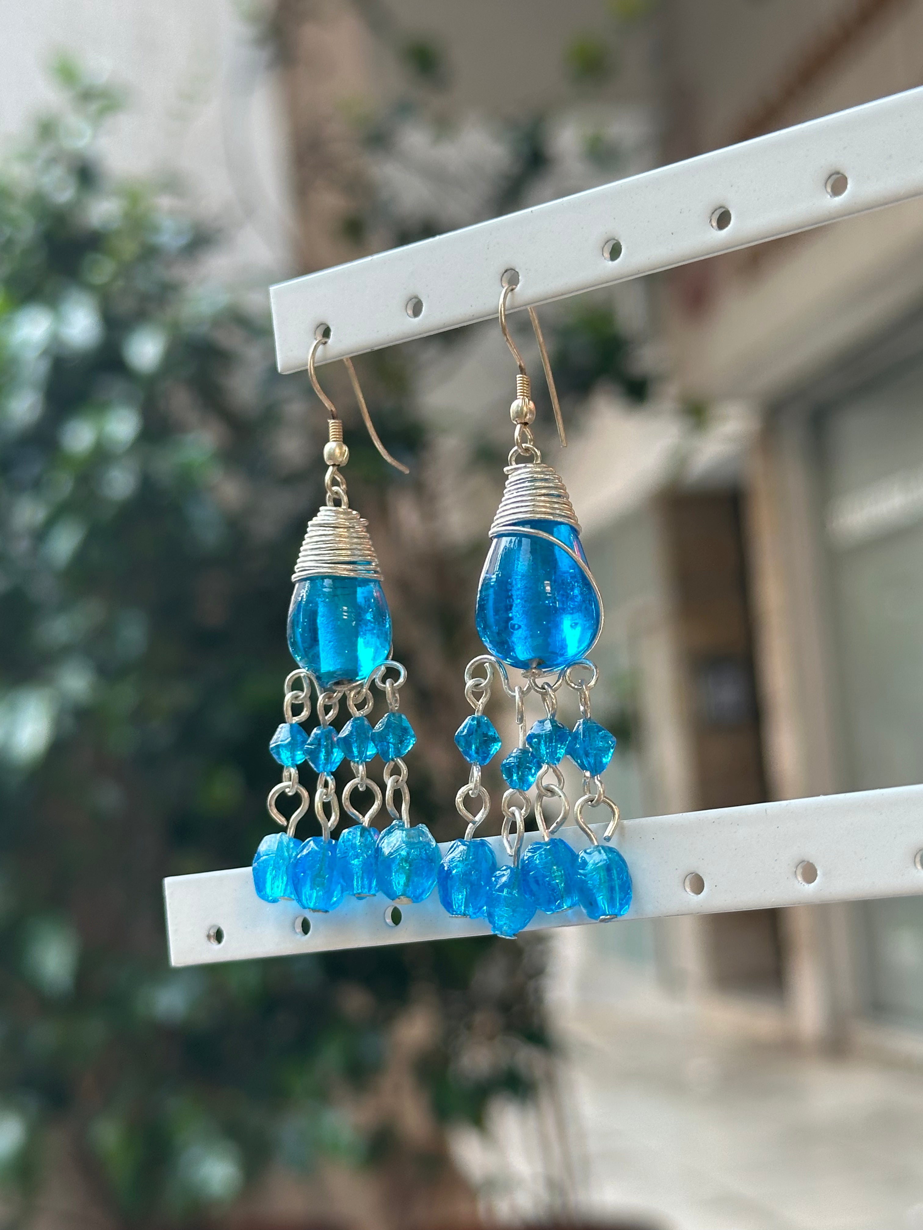 Deadstock beaded earrings