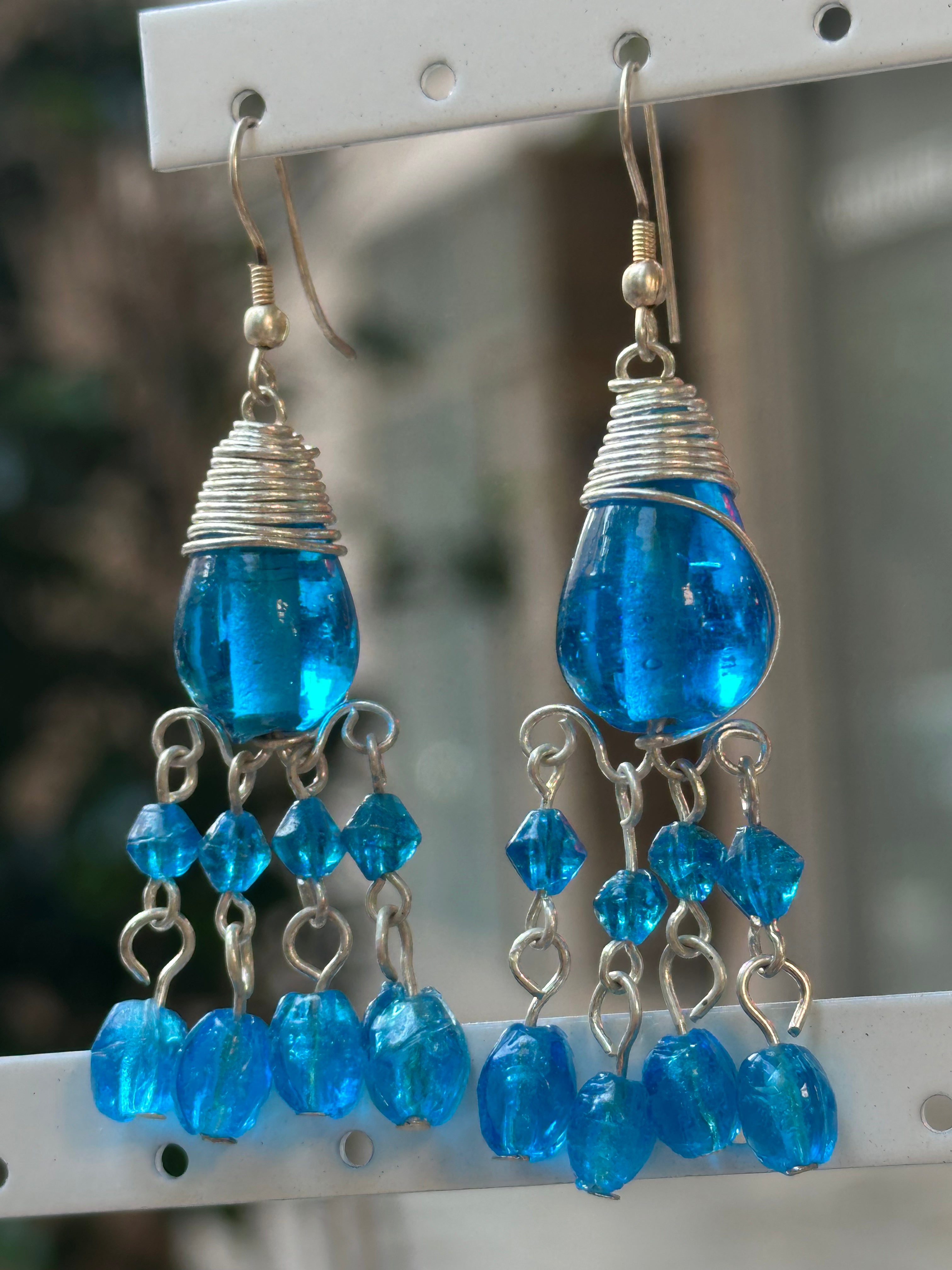 Deadstock beaded earrings