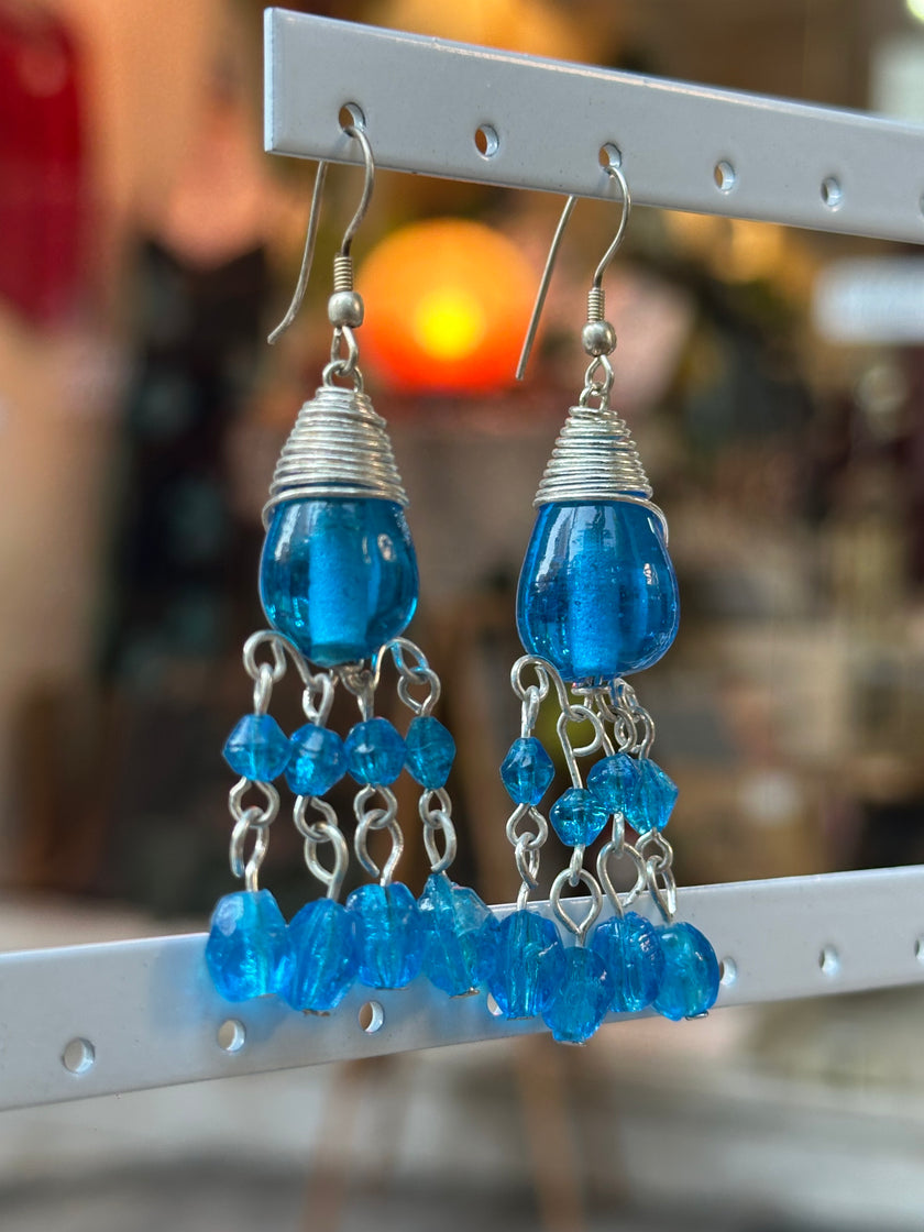 Deadstock beaded earrings