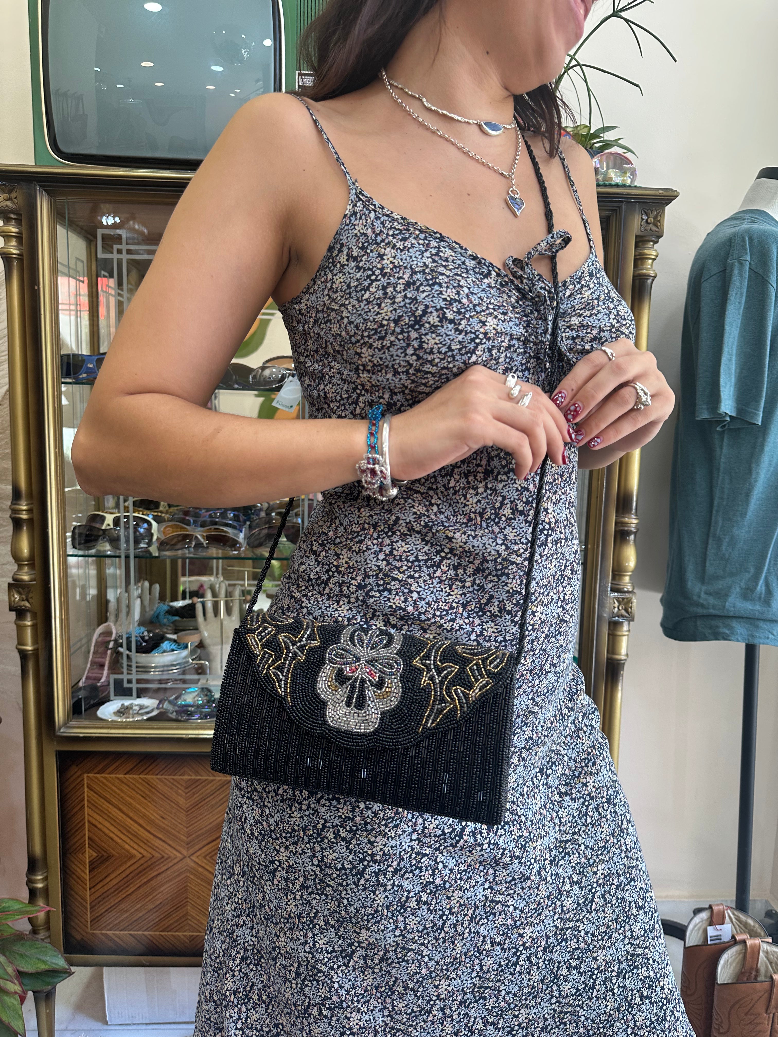 Stunning deadstock beaded bag