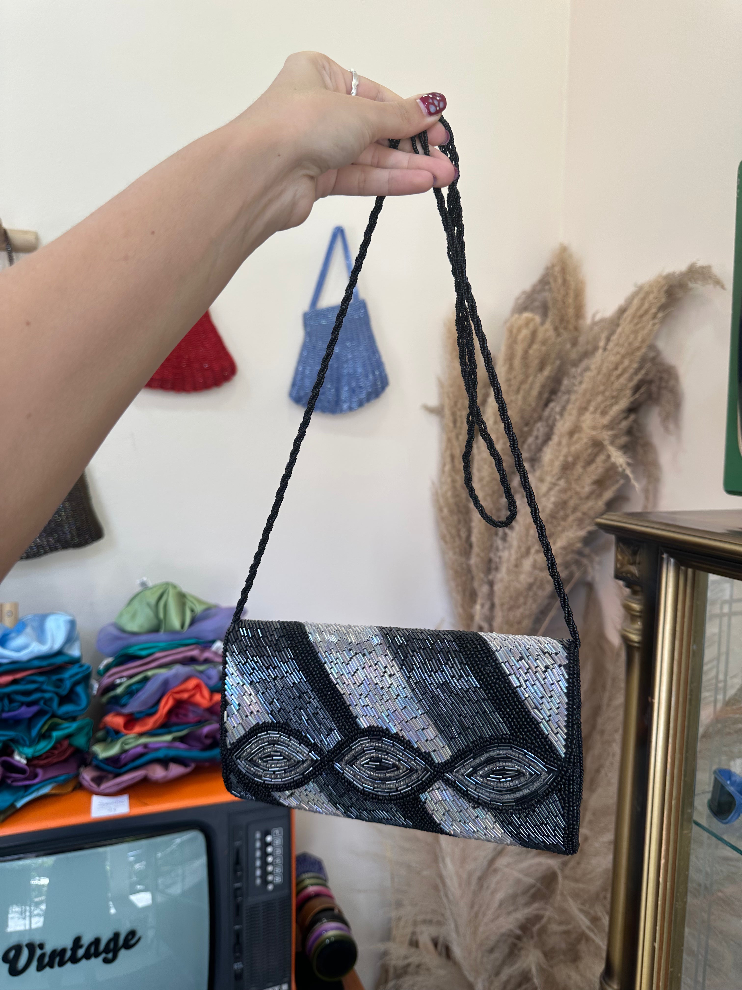 Stunning deadstock beaded bag