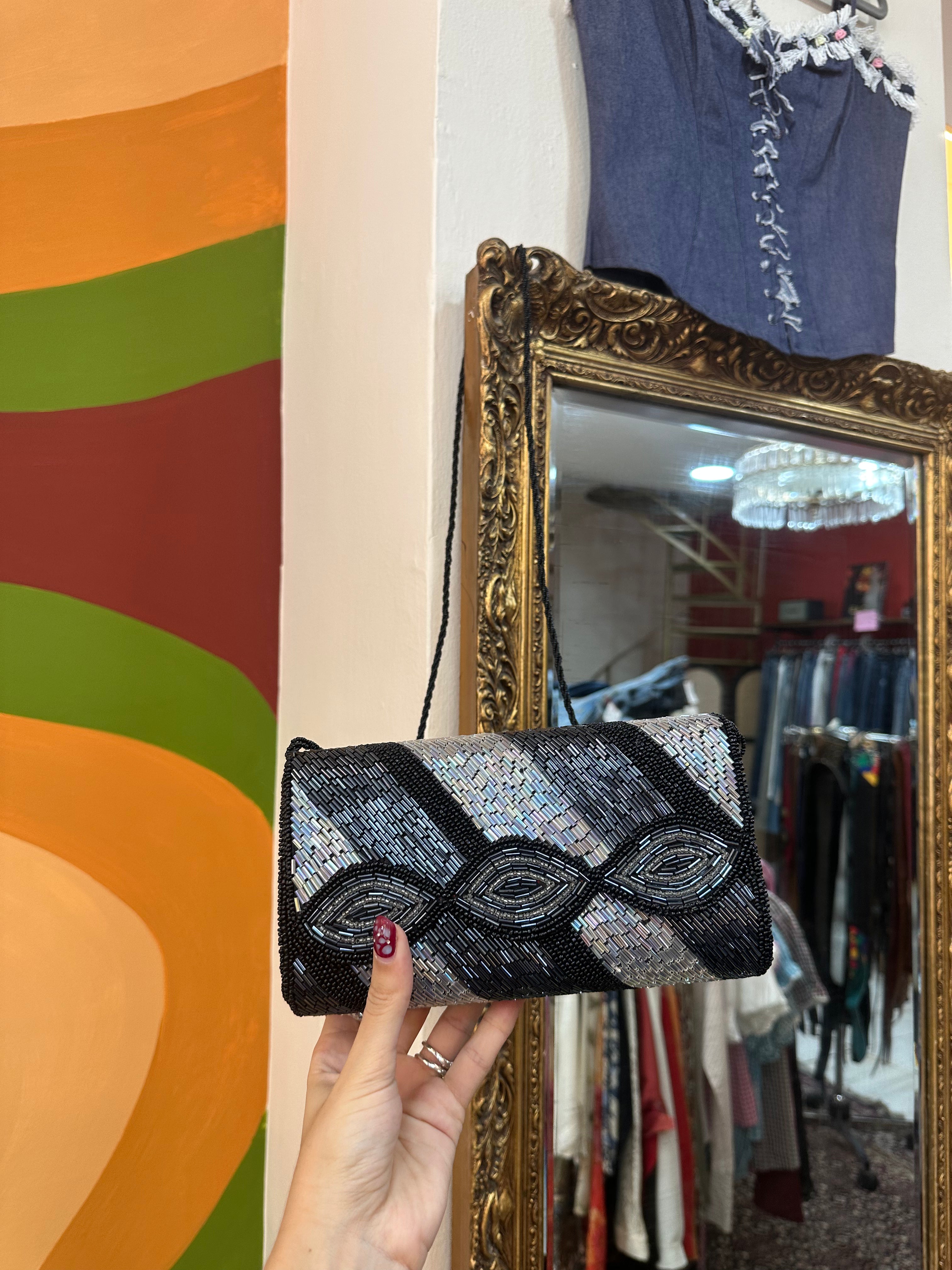Stunning deadstock beaded bag
