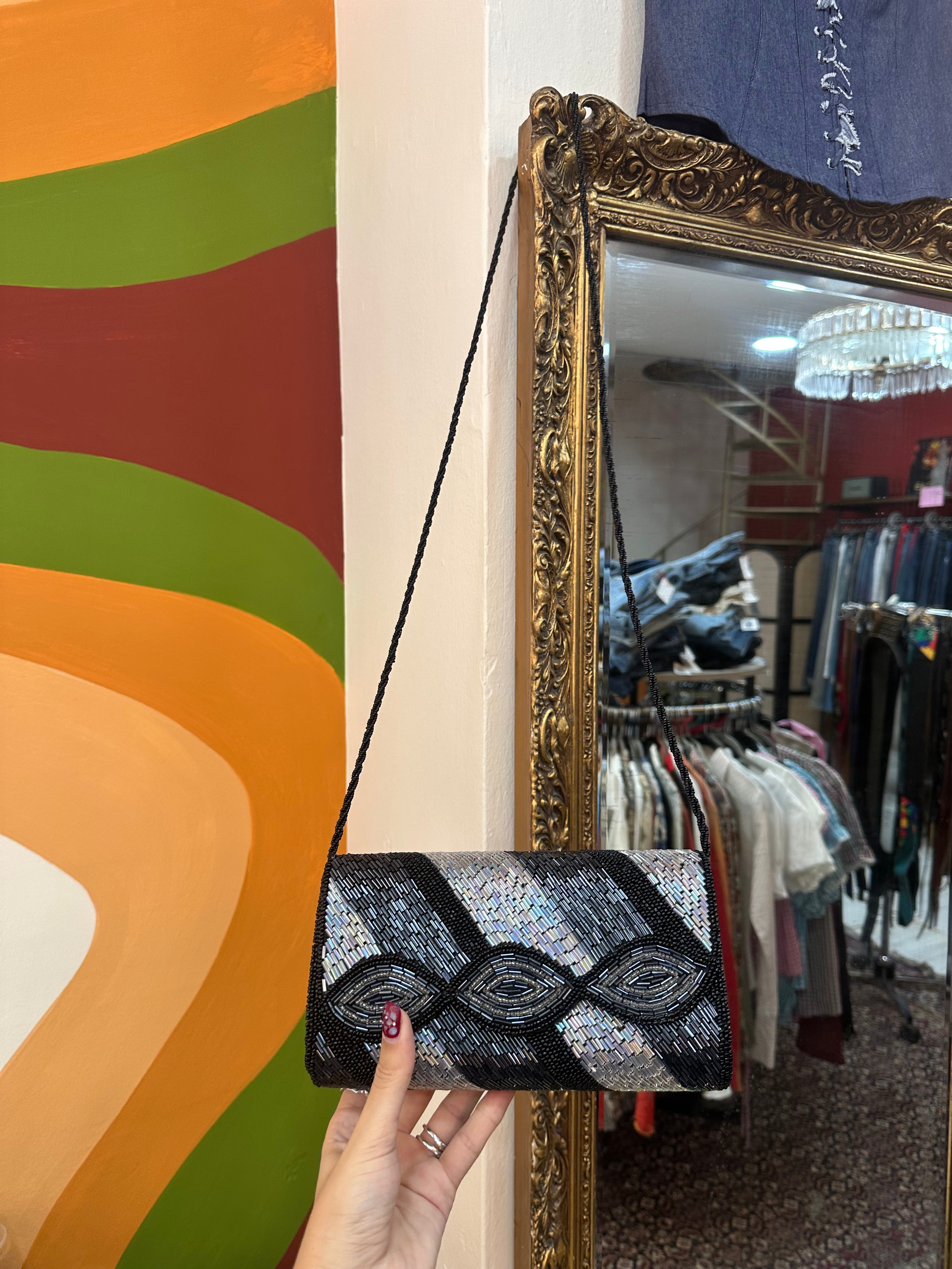 Stunning deadstock beaded bag