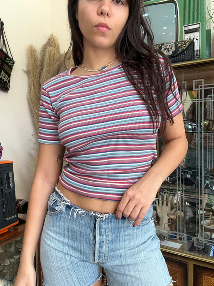 Super cute deadstock striped top