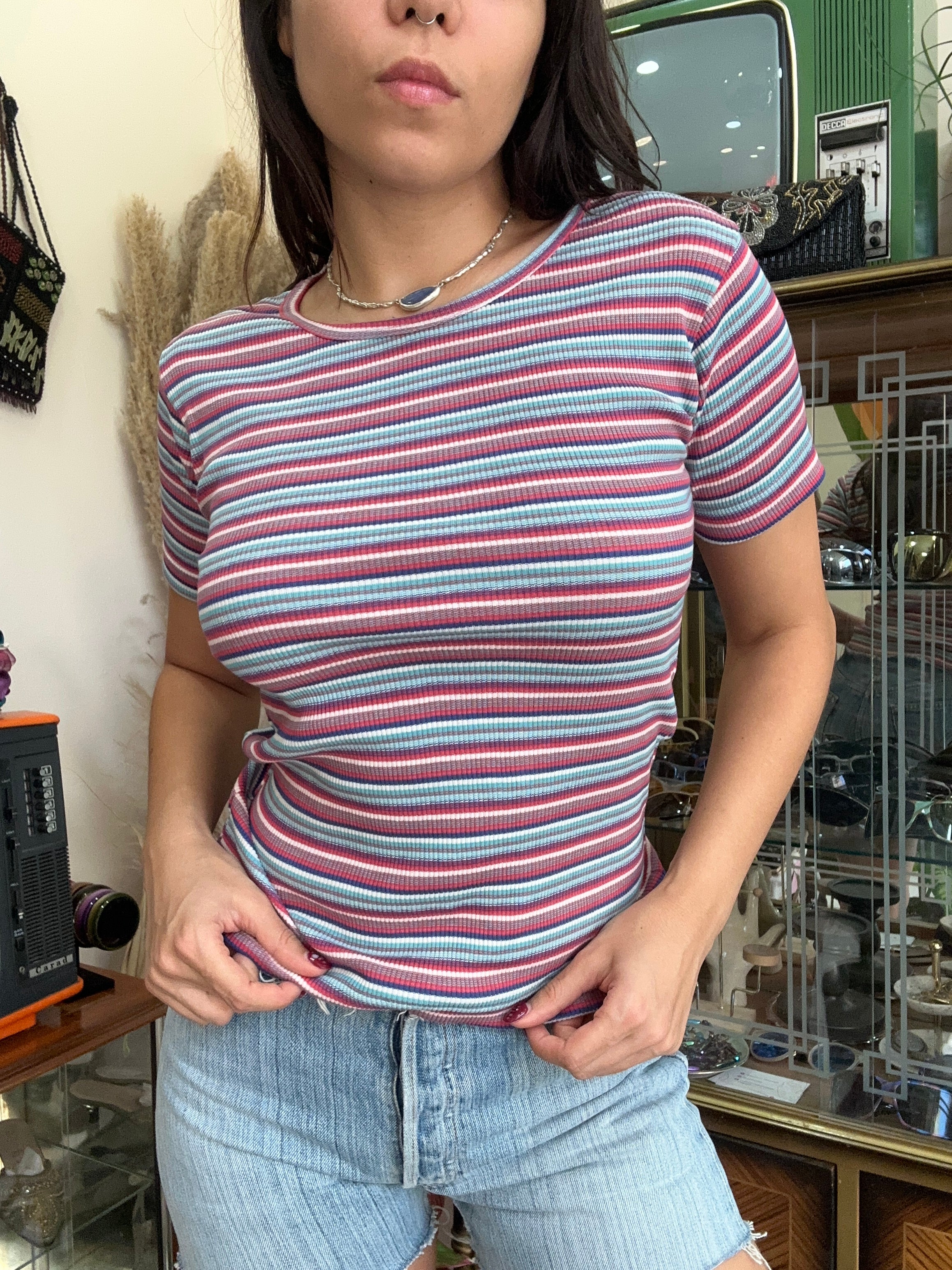 Super cute deadstock striped top