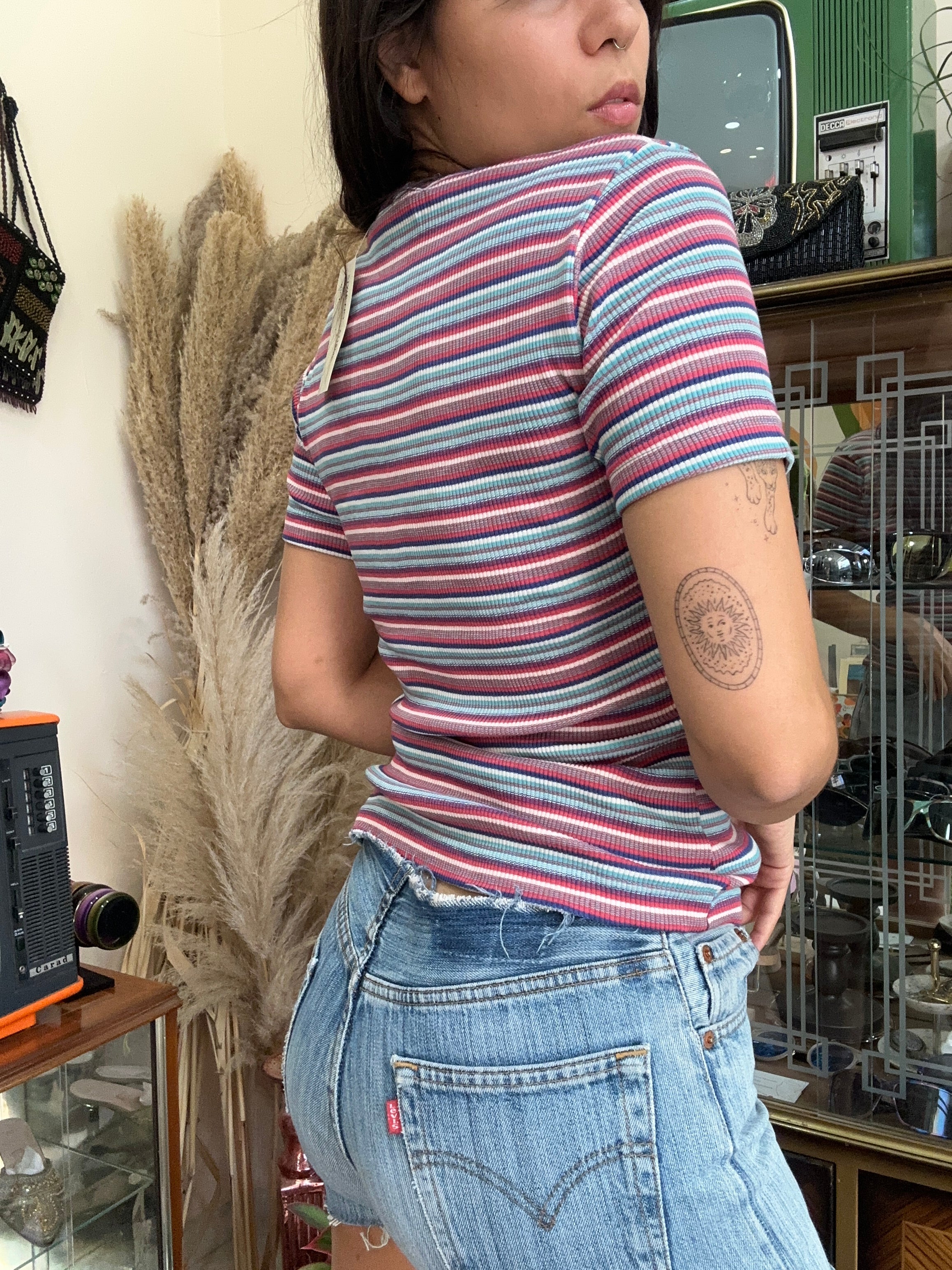 Super cute deadstock striped top