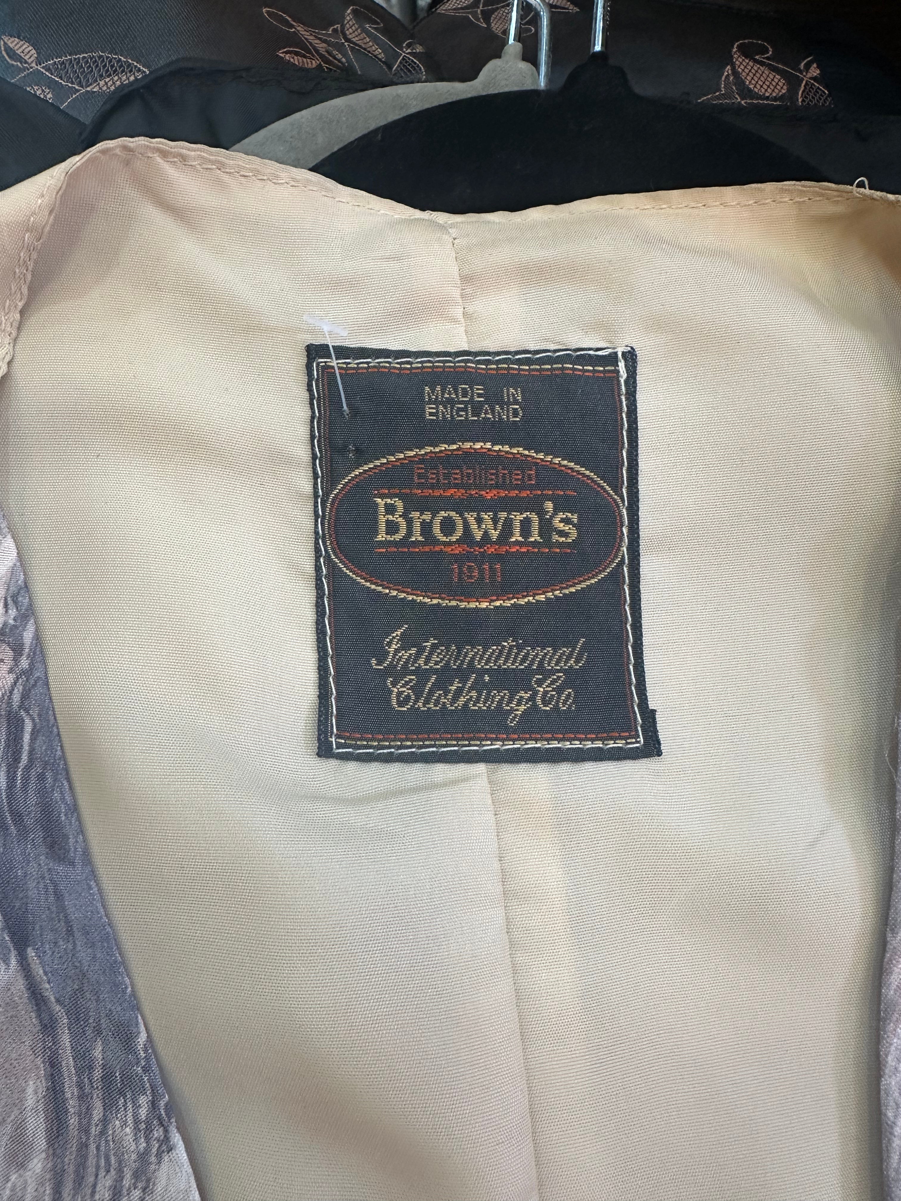 Vintage men’s abstract patterned vest (M)