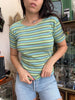 Super cute deadstock striped top