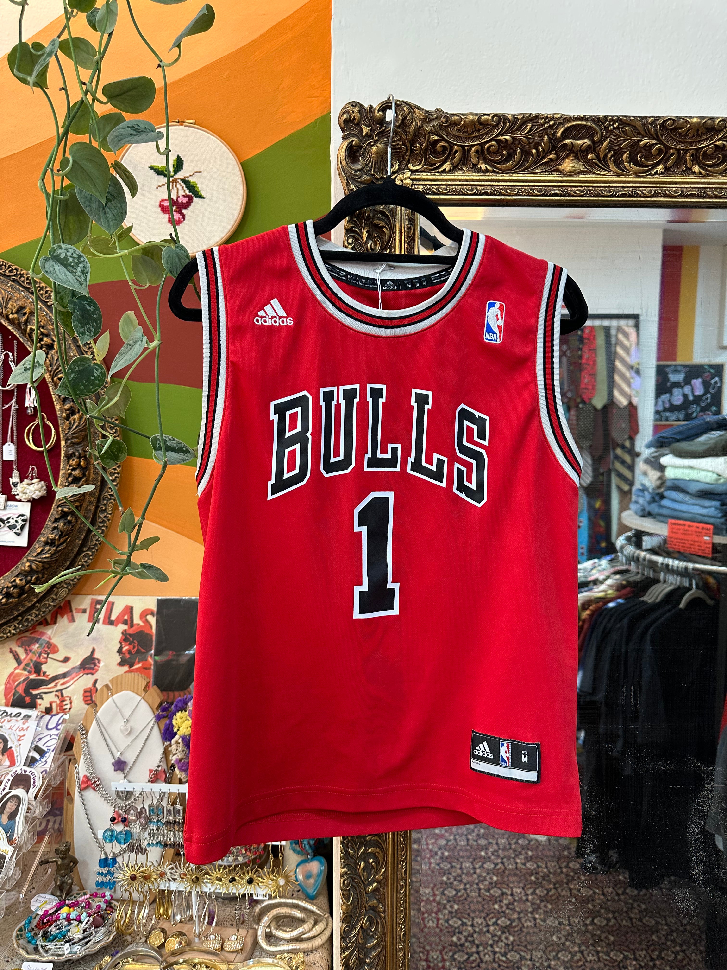 Adidas NBA Chicago Bulls Derrick Rose #1 basketball jersey (M)