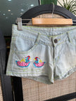 Super cute denim low waisted shorts