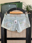 Super cute denim low waisted shorts