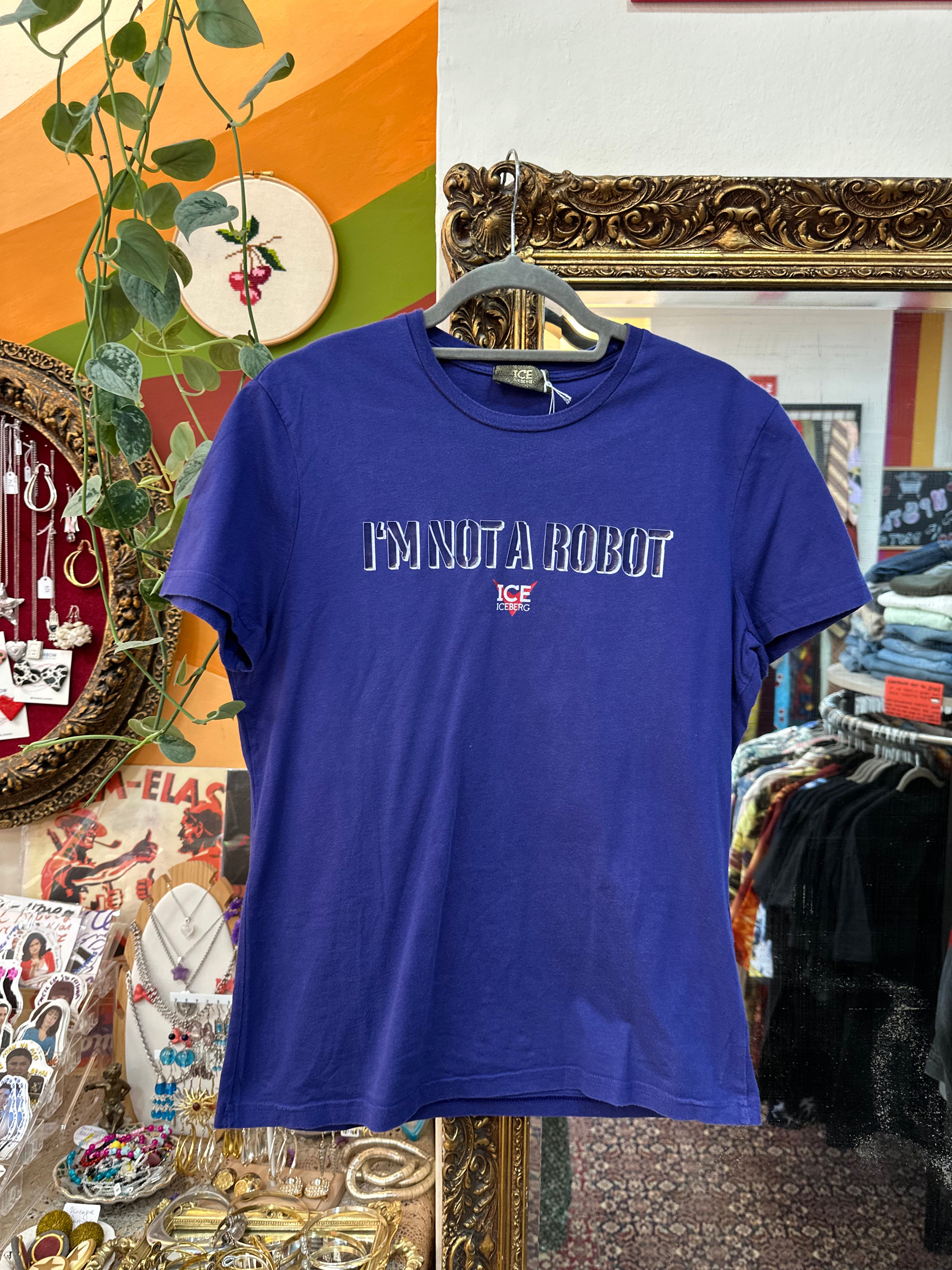 Iceberg “I’m not a robot” t-shirt (S)