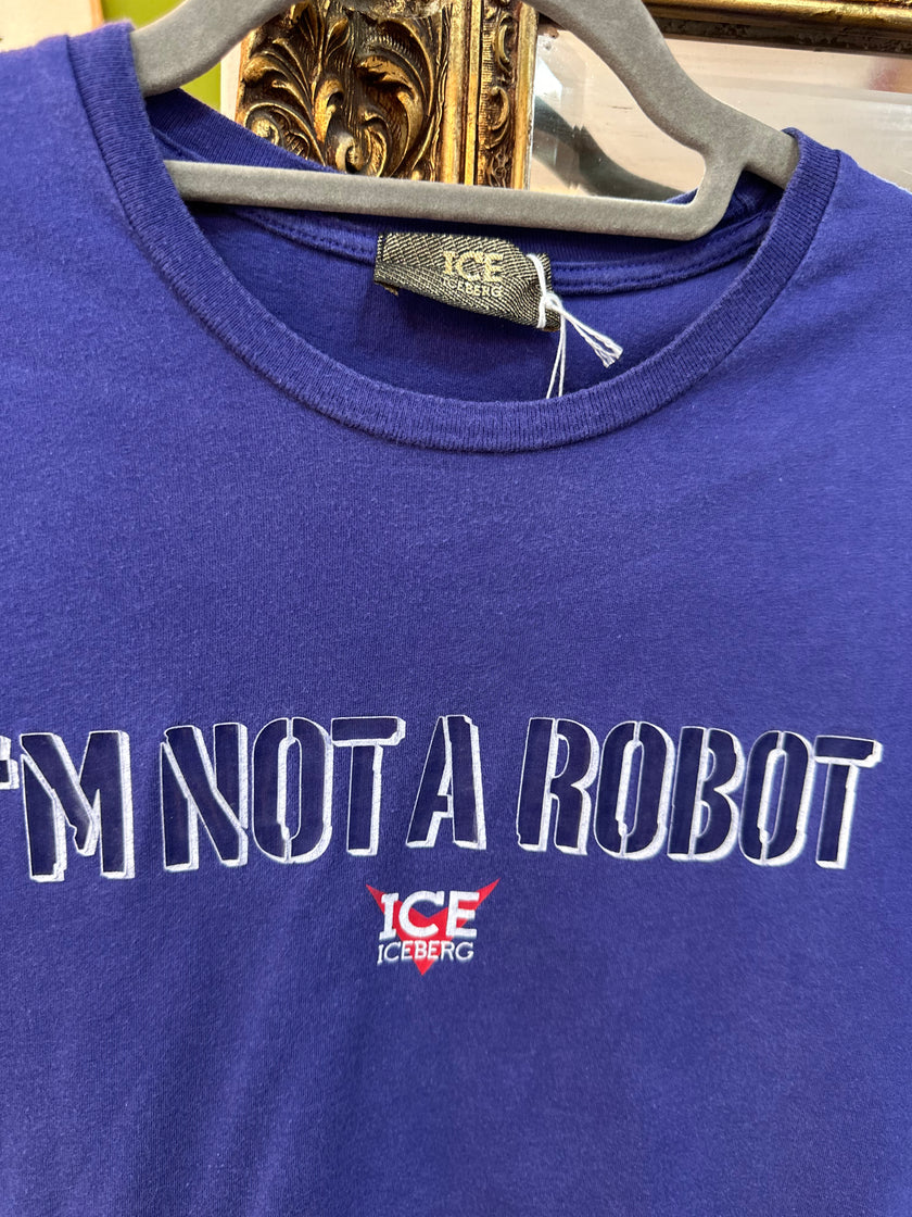 Iceberg “I’m not a robot” t-shirt (S)