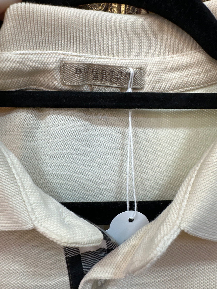 Burberry Brit cotton piqué polo shirt (L)