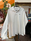 Lacoste long sleeve polo top (L)