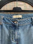 Artigli low waisted denim shorts with sequin detailing