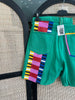 Ηandpainted Esprit Green denim shorts