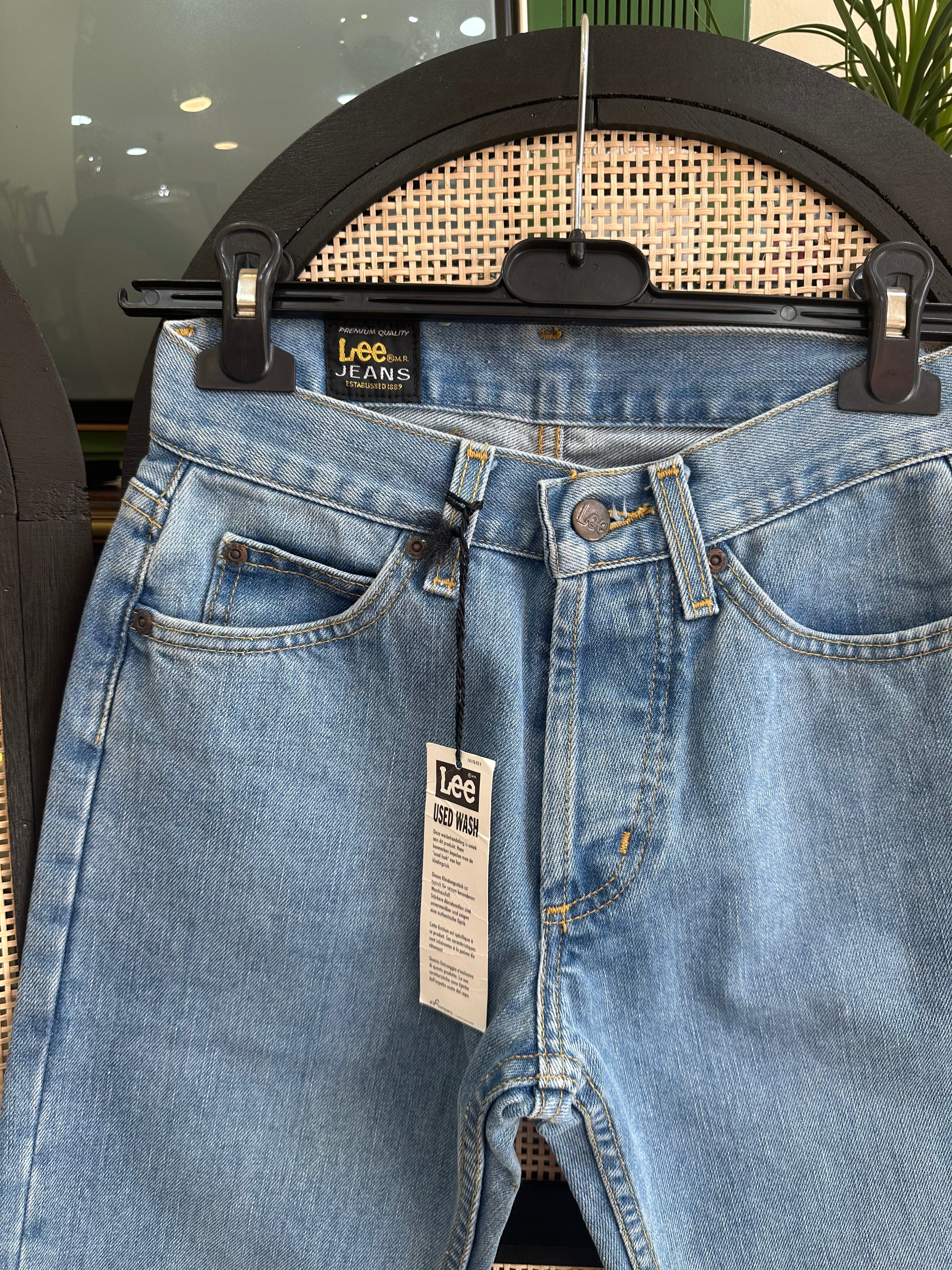 Handpainted Lee low waisted jeans