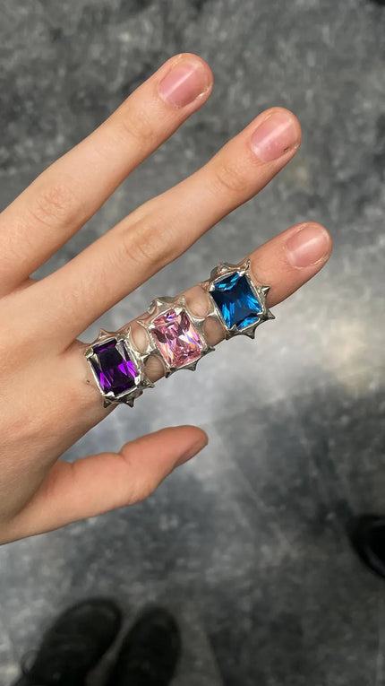 “Dazzlings” Silver 925 ring with zircon stone