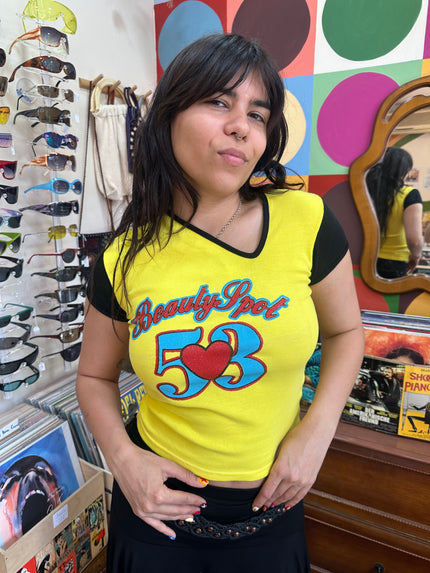 Deadstock Y2K graphic top (S/M)
