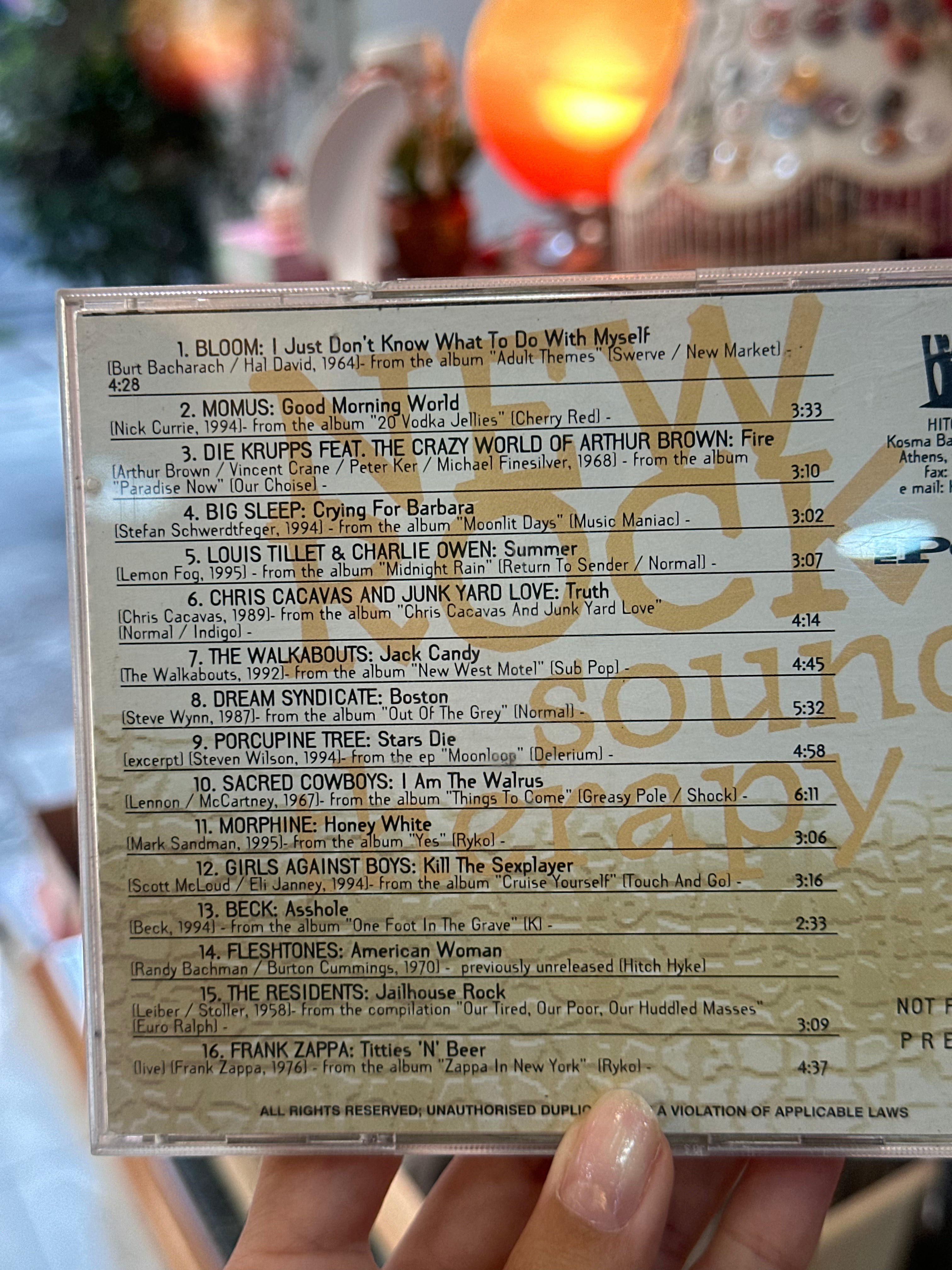 NEW ROCK sound therapy CD