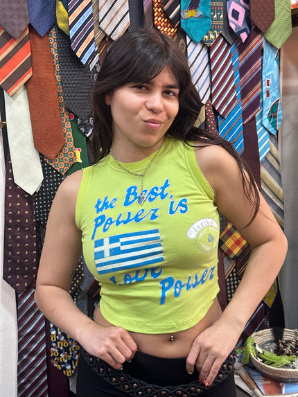 Deadstock graphic Y2K top (XS/S)