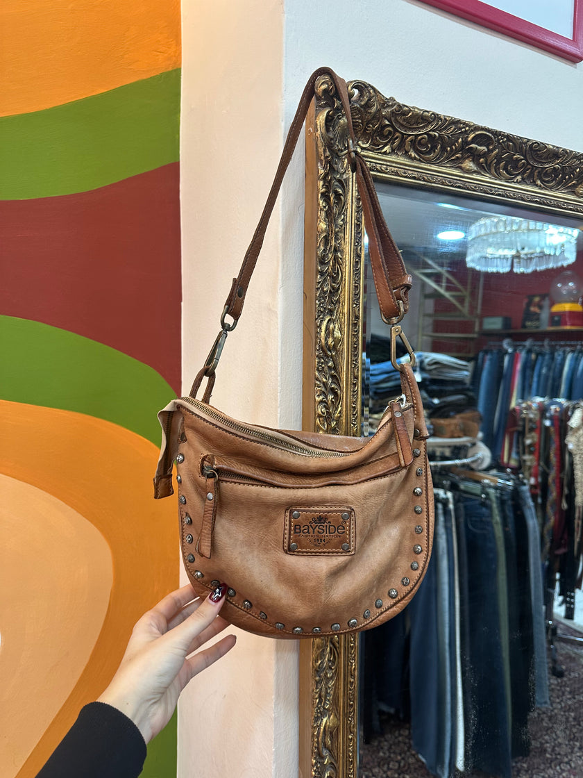 Vintage Bayside leather shoulder bag