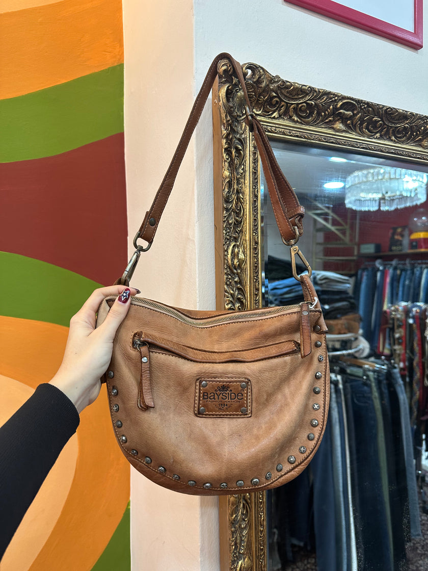 Vintage Bayside leather shoulder bag