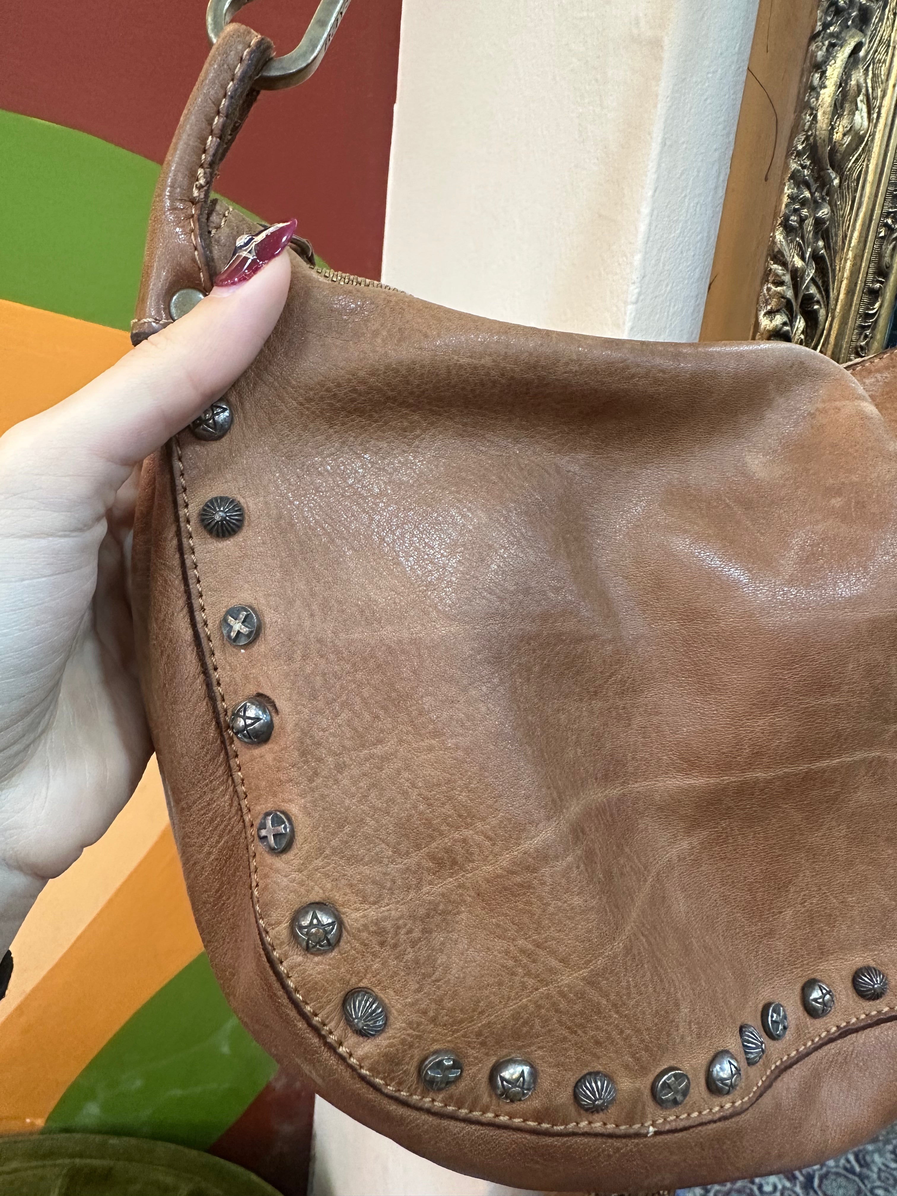 Vintage Bayside leather shoulder bag