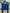 Versace high waisted blue shorts