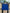 Versace high waisted blue shorts