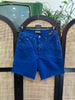 Versace high waisted blue shorts