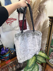Super cute faux fur tote bag