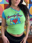 Deadstock graphic Y2K top (S/M)