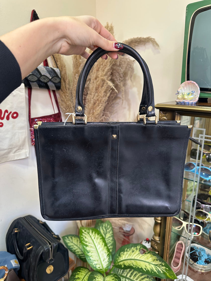 Vintage black handbag